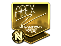 Sticker | apEX (Gold) | Cluj-Napoca 2015 image