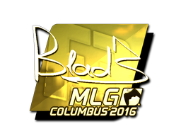 Sticker | B1ad3 (Gold) | MLG Columbus 2016 image