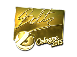 Sticker | boltz (Gold) | Cologne 2015 image