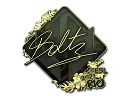 Sticker | boltz (Gold) | Rio 2022 image