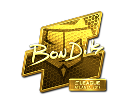 Sticker | bondik (Gold) | Atlanta 2017 image