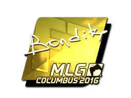 Sticker | bondik (Gold) | MLG Columbus 2016 image