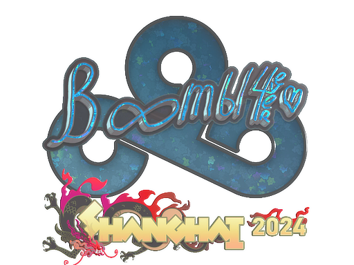 Sticker | Boombl4 (Glitter) | Shanghai 2024 image
