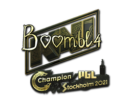 Sticker | Boombl4 (Gold) | Stockholm 2021 image