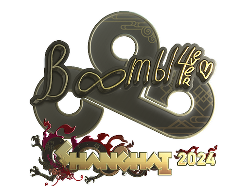 Sticker | Boombl4 (Gold) | Shanghai 2024 image