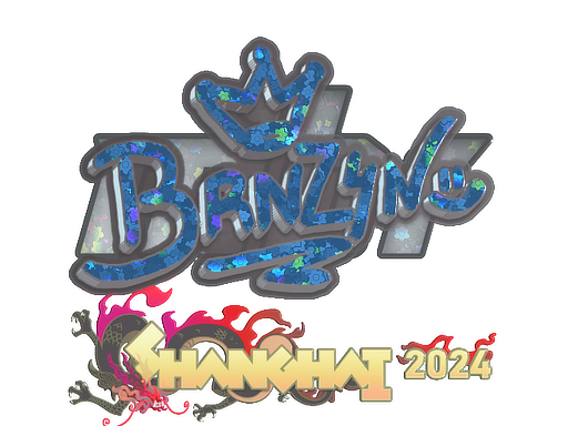 Sticker | brnz4n (Glitter) | Shanghai 2024 image