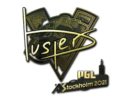 Sticker | buster (Gold) | Stockholm 2021 image