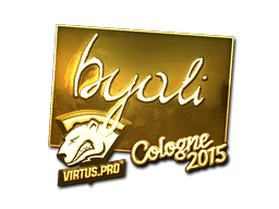 Sticker | byali (Gold) | Cologne 2015 image