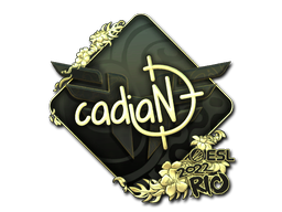Sticker | cadiaN (Gold) | Rio 2022 image
