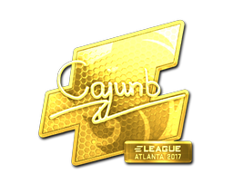 Sticker | cajunb (Gold) | Atlanta 2017 image