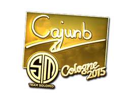 Sticker | cajunb (Gold) | Cologne 2015 image