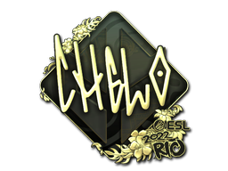 Sticker | chelo (Gold) | Rio 2022 image