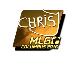 Sticker | chrisJ (Gold) | MLG Columbus 2016 image