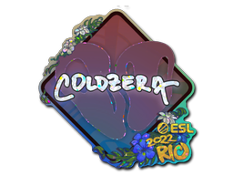 Sticker | coldzera (Glitter) | Rio 2022 image