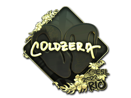 Sticker | coldzera (Gold) | Rio 2022 image