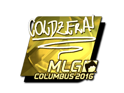 Sticker | coldzera (Gold) | MLG Columbus 2016 image