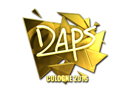 Sticker | daps (Gold) | Cologne 2016 image