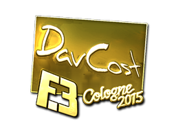 Sticker | DavCost (Gold) | Cologne 2015 image