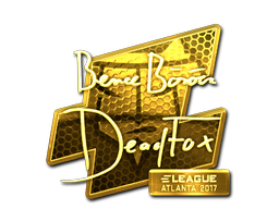 Sticker | DeadFox (Gold) | Atlanta 2017 image