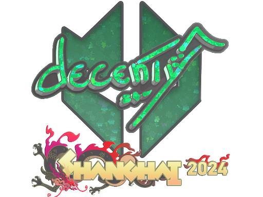 Sticker | decenty (Glitter) | Shanghai 2024 image