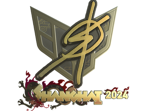 Sticker | degster (Gold) | Shanghai 2024 image