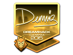 Sticker | dennis (Gold) | Cluj-Napoca 2015 image
