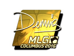 Sticker | dennis (Gold) | MLG Columbus 2016 image
