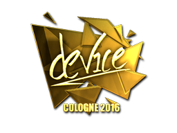 Sticker | device (Gold) | Cologne 2016 image