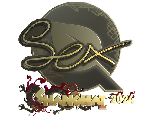 Sticker | dexter (Gold) | Shanghai 2024 image