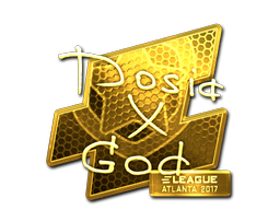 Sticker | Dosia (Gold) | Atlanta 2017 image