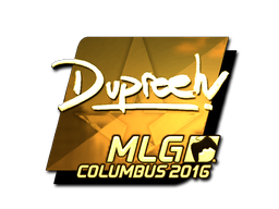 Sticker | dupreeh (Gold) | MLG Columbus 2016 image