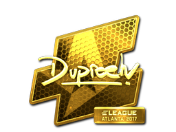 Sticker | dupreeh (Gold) | Atlanta 2017 image