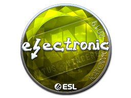 electronic (Foil) | Katowice 2019 image