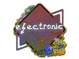 Sticker | electronic (Glitter) | Rio 2022 image