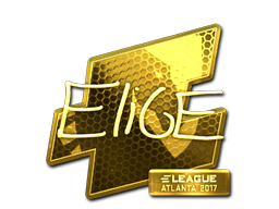 Sticker | EliGE (Gold) | Atlanta 2017 image