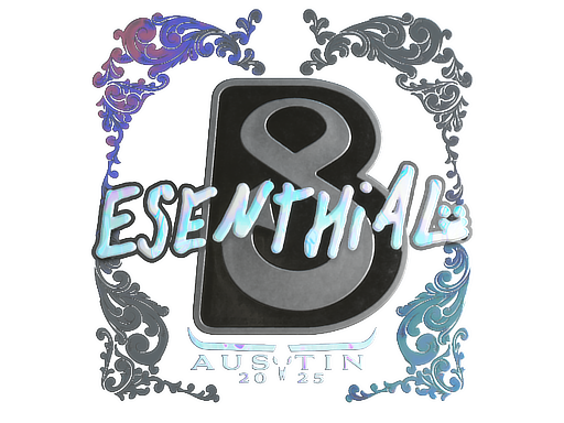 Sticker | esenthial (Holo) | Austin 2025 image