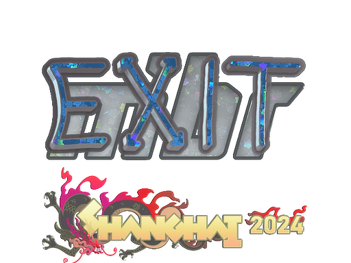 Sticker | exit (Glitter) | Shanghai 2024 image