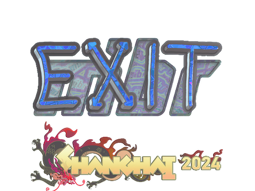 Sticker | exit (Holo) | Shanghai 2024 image