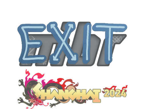 Sticker | exit | Shanghai 2024 image