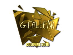 Sticker | FalleN (Gold) | Cologne 2016 image