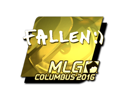 Sticker | FalleN (Gold) | MLG Columbus 2016 image