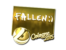 Sticker | FalleN (Gold) | Cologne 2015 image