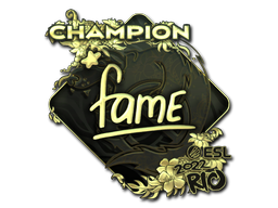 Sticker | fame (Gold, Champion) | Rio 2022 image