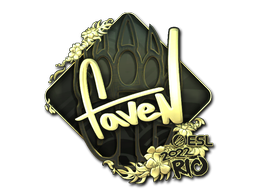 Sticker | faveN (Gold) | Rio 2022 image