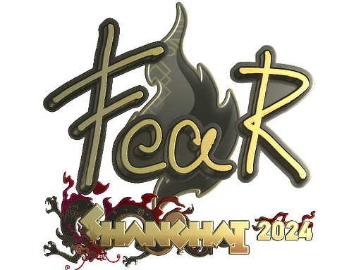 Sticker | fEAR (Gold) | Shanghai 2024 image