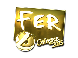 Sticker | fer (Gold) | Cologne 2015 image