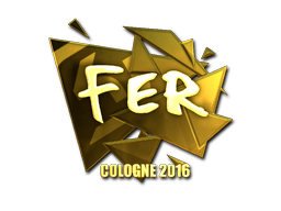 Sticker | fer (Gold) | Cologne 2016 image