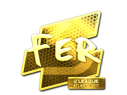 Sticker | fer (Gold) | Atlanta 2017 image