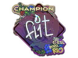 Sticker | FL1T (Glitter, Champion) | Rio 2022 image