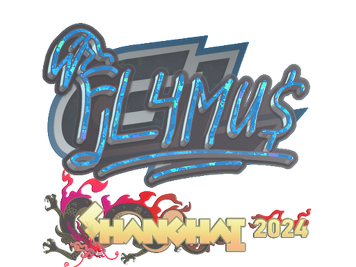 Sticker | FL4MUS (Glitter) | Shanghai 2024 image